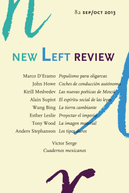new left review 82 - Traficantes de Sueños