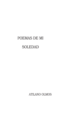 POEMAS DE MI SOLEDAD - Editorial Club Universitario