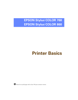 Printer Basics