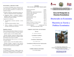 Doctorado en Economía - Universidad Central de Venezuela