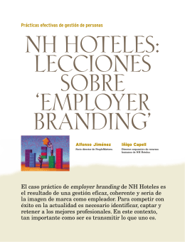 NH Hoteles, lecciones sobre Employer Branding