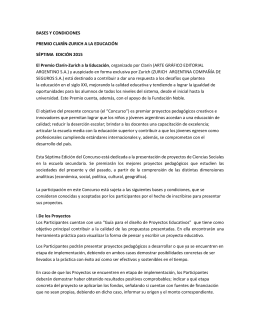 Descargar bases y condiciones - Premios Clarín