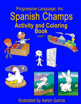 Spanish Champs Activity and Coloring Book