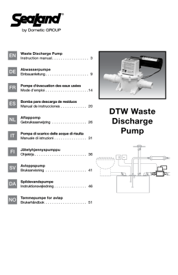 SeaLand DTW discharge pump manual-EU