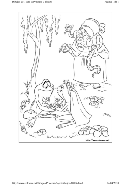 Página 1 de 1 Dibujos de Tiana la Princesa y el sapo 24/04/2010