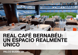 Palco Bussines - Real Café Bernabéu