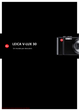 Leica V-Lux 30 User Guide Manual Operating