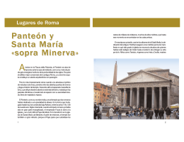 Panteón y Santa María «sopra Minerva»