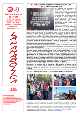 La Parabólica nº248 - salvemostelemadrid.es