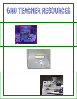 Teacher Resources Catalog