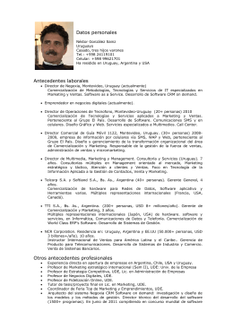 CV de Néstor González Sainz
