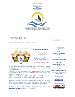 Booster Club Newsletter 20140602