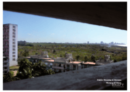 Public Housing in Havana History of Ideas