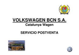 VOLKSWAGEN BCN S.A.