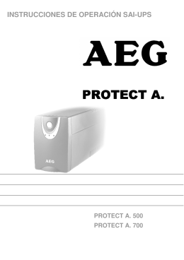 Manual for PROTECT A.500/700 (ES)