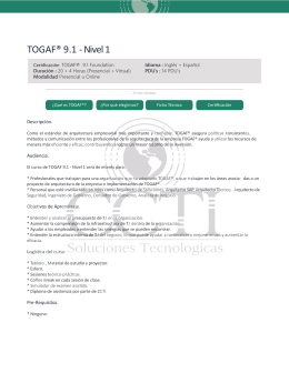 TOGAF® 9.1 - Nivel 1