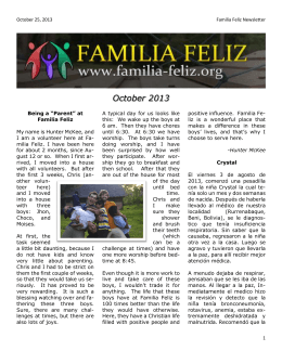 October 2013 - Familia Feliz