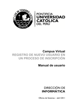 informática - Idiomas Católica - Pontificia Universidad Católica del