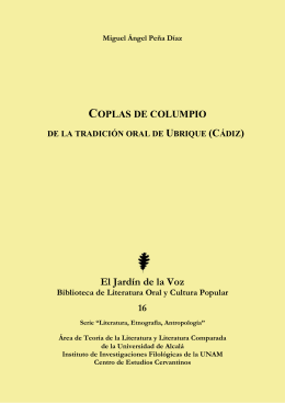Coplas de columpio - Universidad de Alcalá