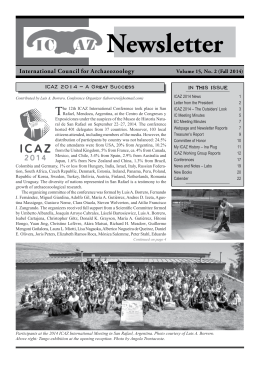 Fall 2014 newsletter () - Alexandria Archive Institute