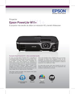 Epson PowerLite® W11+