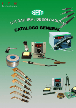 CATALOGO GENERAL SOLDADURA/DESOLDADURA
