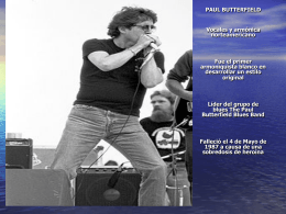 PAUL BUTTERFIELD Vocales y armónica