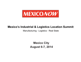 Automotive industry location trends in Mexico