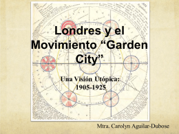 Londres y el movimiento “Garden City”