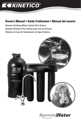 Kinetico Drinking Water System Plus Deluxe