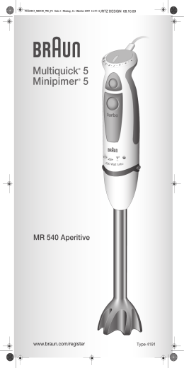 Multiquick® 5 Minipimer® 5 MR 540 Aperitive