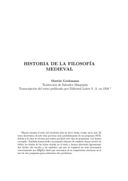 PDF Historia de la Filosofía Medieval