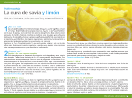 La cura de savia y limón