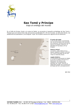 Sao Tomé y Príncipe > Viaje al ombligo del mundo