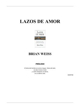 "Lazos de Amor" Brian Weiss