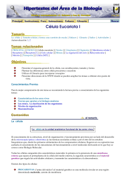 PDF Célula Eucariota I - Hipertextos del Área de la Biología
