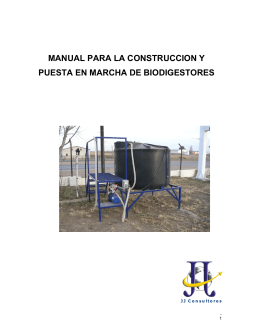 manual para la construccion y puesta en marcha de biodigestores