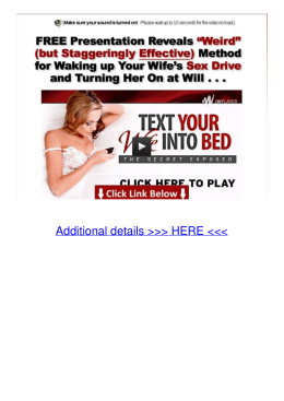 Text Your Wife Into Bed 6n13