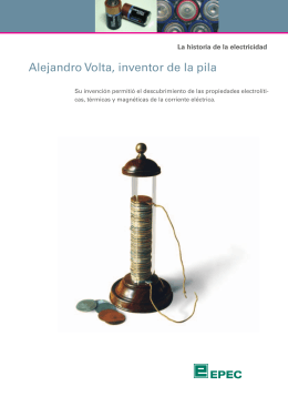 Alejandro Volta, inventor de la pila