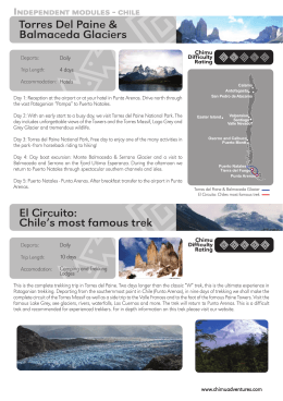 Torres Del Paine & Balmaceda Glaciers El Circuito