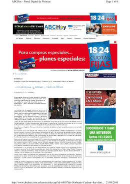 Page 1 of 6 ABCHoy - Portal Digital de Noticias 21/09/2010 http