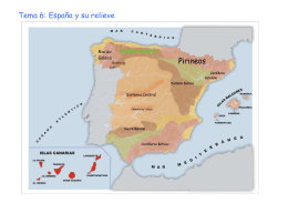 Relieve de España