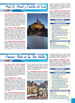 Mont St. Michel y Castillos del Loira