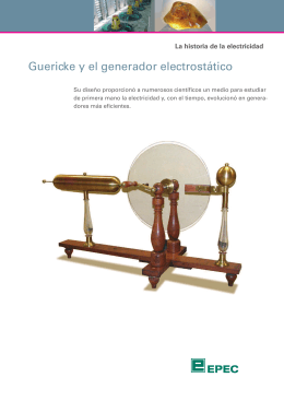 Guericke y el generador electrostático