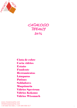 Catalogo tiffany 2014