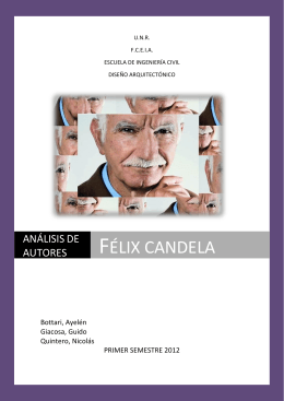Félix candela - Facultad de Ciencias Exactas, Ingeniería y