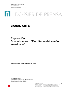 Dossier - Fundación Canal