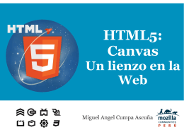 HTML5: Canvas
