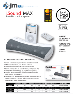 i.Sound MAX - JM Distribuidores