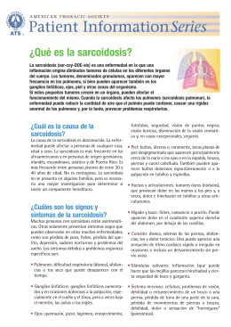¿Qué es la sarcoidosis? - Austin Pulmonary Consultants